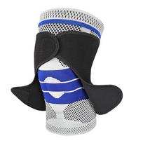 New Nylon Leg Cover Basketball Sports Knee Pads Outdoor Running Riding Summer Dance Fitness Comprehensive Protection Non-slip One size pilkai mėlyna spalva