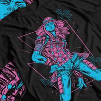 Joseph Joestar T-Shirt, Jojo's Bizarre Adventure Tee, Anime Manga Gift T-Shirt, S