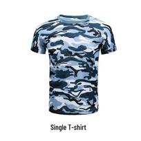 Student Military Training Camouflage Uniform Set - Quick-Drying Short Sleeve for Junior High to University 195 Extra Plus Size