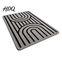 Tile Floor Mat Minimalist Bathroom Rug Absorbent Non-Slip Mat Rectangular Door Hand S