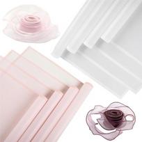 A25F-40 Sheets Flower Paper Matte Floral Paper Waterproof Bouquet Wrapping Paper With Border Supplies Packaging Paper B rožinė