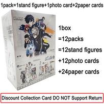 Official Blue Lock Japanese Football Competition Anime Collection Cards Nagi Seishiro Mikage Reo Exquisite Stand Figures