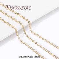 1.2mm 1.6mm 2mm 18K Gold Plated Chains O Shape Chains For DIY Jewelry Making Necklace Accessories,Bulk Chain Wholesale 1.2mm-1 meter