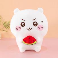 Hot 60cm Chiikawa Plush Toy with Watermelon Cute Hachiware Usagi Stuffed Doll Soft Anime Plushie for Kids Fans Birthday Gift 35cm