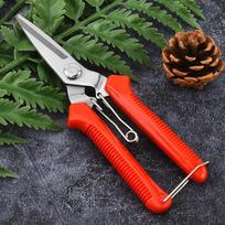 190 mm tiesios galvutės genėjimo žirklės neslidžios rankenos nerūdijančio plieno išpjovos, buitinės bonsai sodo žirklės genėjimo žirklės