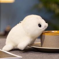 20/23/30cm Cute Seal Doll Soft Seal Plush Toy Animal Seal Pillow Cute Sea World Animal Stuffed Doll Children's Birthday Gift 20cm balta
