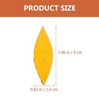 3 Bags Leaf Shaped Handmade Mosaic Tiles Craft Material DIY Decorative Glass Pieces for Lamp Table Frame Wall Flowerpot Projects kava
