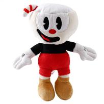 Classic Style Adventure Game Cuphead Plush Toy Mugman Devil Legendary Chalice Plush Doll Toy Collection Display Christmas Gift