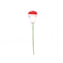 100pcs Colorful Artificial Mushroom model Plant action Figure Miniature geltona