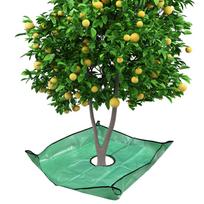 Tarp for Gardening 39.37x39.37inch with 7.9 Inch Center Hole and Four Corner Buckles for Easy Fastening and Leaf Collection China Mainland