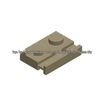 1x2 Single-Sided Sliding Track Plate Adapter – Small Particle Interlocking Blocks 32028 Compatible Accessories 0.5 kg