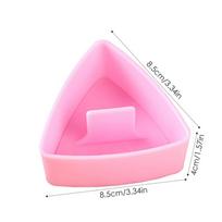 DIY Sushi Mold Onigiri Rice Ball Food Press  Classic Triangle Rice Ball Maker Sushi Mold Easy To Use rožinė