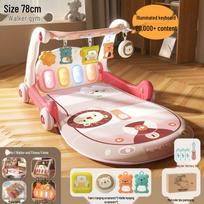 Multifunctional Baby Piano Stand: Foot Pedal, Bed Bell & Fitness Rack – Educational Toy for Newborns