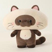 Cartoon Animal Plush Doll Set Soft Fox Raccoon Cat Stuffed Toys Adorable Fluffy Plushies Home Decor Perfect Birthday Gift Girls 35x38cm