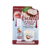 Lip balm + lip mask lip care moisturizing dry, chapped and light lip lines white