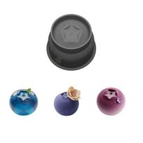 Blueberry Shape Silicone , 4-Inch Food Grade Non-Stick Baking Pan for Desserts, Oven and Easy Clean one size juoda