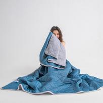 Vienasluoksnė vėsi vasarinė antklodė, plona skalbiama oro kondicionieriaus antklodė vasarai 70*100cm gray