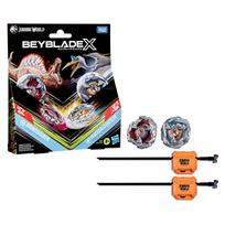 Beyblade X Jurassic World Collaboration Spinosaurus vs Quetzalcoatlus Multipack Set Takara Tomy 2 Tops Launchers Battle Top Game Dinosaur Toy Suitable