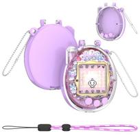 Tamagotchi Connection Dedicated Case Color Back Clear Front PC Protective Chain Strap Button Protection Overall Shockproof No Need Film Collection