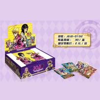Genuine JOJO's Bizarre Adventure Cards Jodio Joestar CGM Golden Wind Card Classics Character Anime Collection Cards Toys Gifts