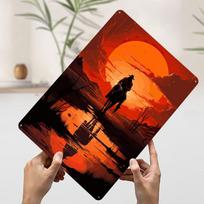 Saulėlydžio Medžiotojo Plakatas Individualus Sienų Menas Vintažiniai Metalo Ženklai Retro Skardos Plokštelė Vyro Urvelio Svetainės Dekoracijoms Biuro Dekoras 20x30cm（7.8x11.8inch）