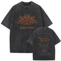 Florence The machine Everybody Scream Tour 2026 Vintage Washed tshirts Men Women Pop Fans Fashion Clothing short sleeve t shirt L