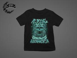Asking Alexandria T-Shirt - Stand Up and Scream Album Art L