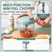 Manual Garlic Press and, Food for Garlic and Meat Vegetable Grinder, Kitchen Mincer one size žalia