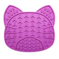 Pet Slow Feeder Bowl for Dogs Cats rožinė