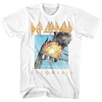 Def Leppard Pyromania Album Cover Men's T Shirt Rock Music Band Merch 4XL