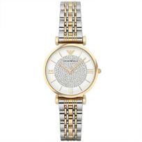 Emporio Armani AR8031 Ladies Watch T-Bar Gianni Two-Tone 32mm