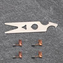 5pcs Alloy Carbon Brush Set Handpiece Accessory Wrench Set Accessory  For Nail Drill Machine