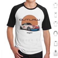 Outlaw 277 Marškinėliai Vyrams Moterims Paaugliams 6Xl Magnus Walker Magnuswalker 277 Kupė Automobiliai Automobilis Automobilinis Automobilinis Sportinis automobilis Vokietija 4XL balta
