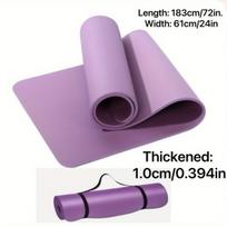 Storas NBR jogos kilimėlis su dirželiu - mėlynas. ,  Violetinė 183*61—8mm