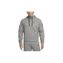 Nike Therma-Fit Solid Color Hooded Drawstring Casual Sports Hoodie Men hoodies Dark-Gray DQ4845-063 S gray