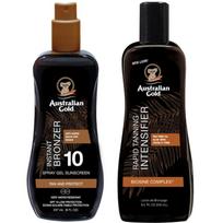 Australian Gold Spray Gel Bronzer SPF10 + Rapid Tanning Intensive