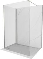 Mexen Kioto dušo siena Walk-in 140 x 100 cm, skaidri, šlifuotas nikelis - 800-140-212-97-00-100