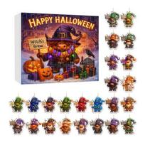Advent Calendar 2025 Advent Calendar with 24 Acrylic Charms Pumpkin A