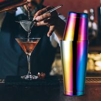 Stylish Colorful Stainless Steel Boston Cocktail Shaker Mixing Shaking Tool Accessories for Bar
