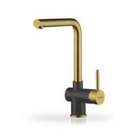 KITCHEN TAP MANDOLIN PVD GOLD  AND  PEARL BLACK STAIN 090928401