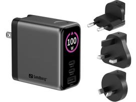 Sandberg Travel Charger PD100W Display