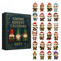 1pc Christmas Countdown Blind Box Christmas Decoration Acrylic Pendant 26*18*3cm
