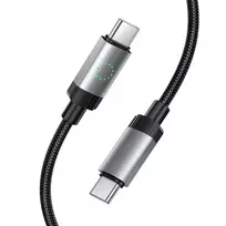 Hoco X117 data transfer and charging cable | USB-C to USB-C | PD, QC 3.0 | 60W | 1m | black