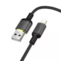 Hoco X128 Benefit data transfer and charging cable | USB-A to Lightning | 12W | 1m | black