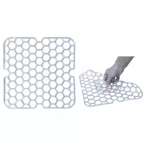 Sauber Sink mat 28x28cm, soft, transparent