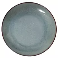 KETLER 26cm Stone ceramic lunch plate, blue