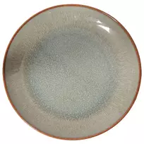 KETLER 26cm Stone ceramic lunch plate, grey