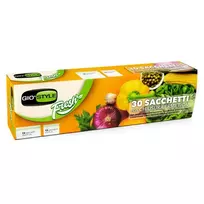 GIO`STYLE Hermetic food bags, 30 pcs. (15 pcs. 28.5x41cm + 15 pcs. 27x34cm)