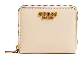 GUESS , Laurel, Textile Wallet, SLG Small Zip, SWVB8500370, Light Rum, For Women