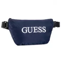 GUESS , Quatro, Textile Fanny Pack, Blue, 19/28.5 x 17 x 4 cm, For Men